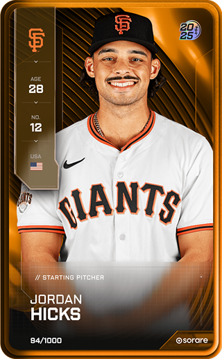 Jordan Hicks - limited