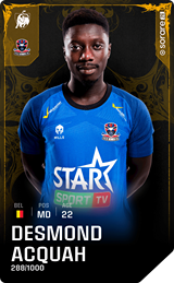 Desmond Acquah - limited